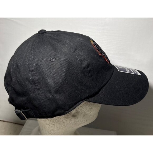 Fanatics Calgary Flames Pride Hat Adjustable Black Cap Embroidered Rainbow Logo - Picture 9 of 13